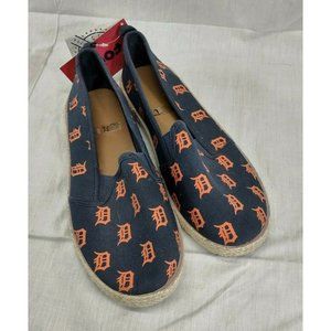 New Team beans MLB shoes Detroit Tigers Womens Canvas Size L 8 FOCO 2017 NWT